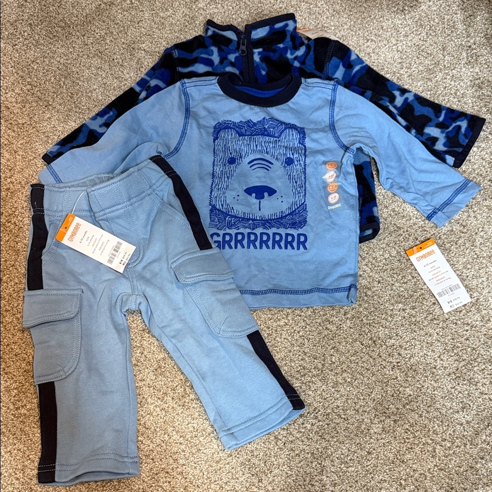 Gymboree Blue Bear Baby Set